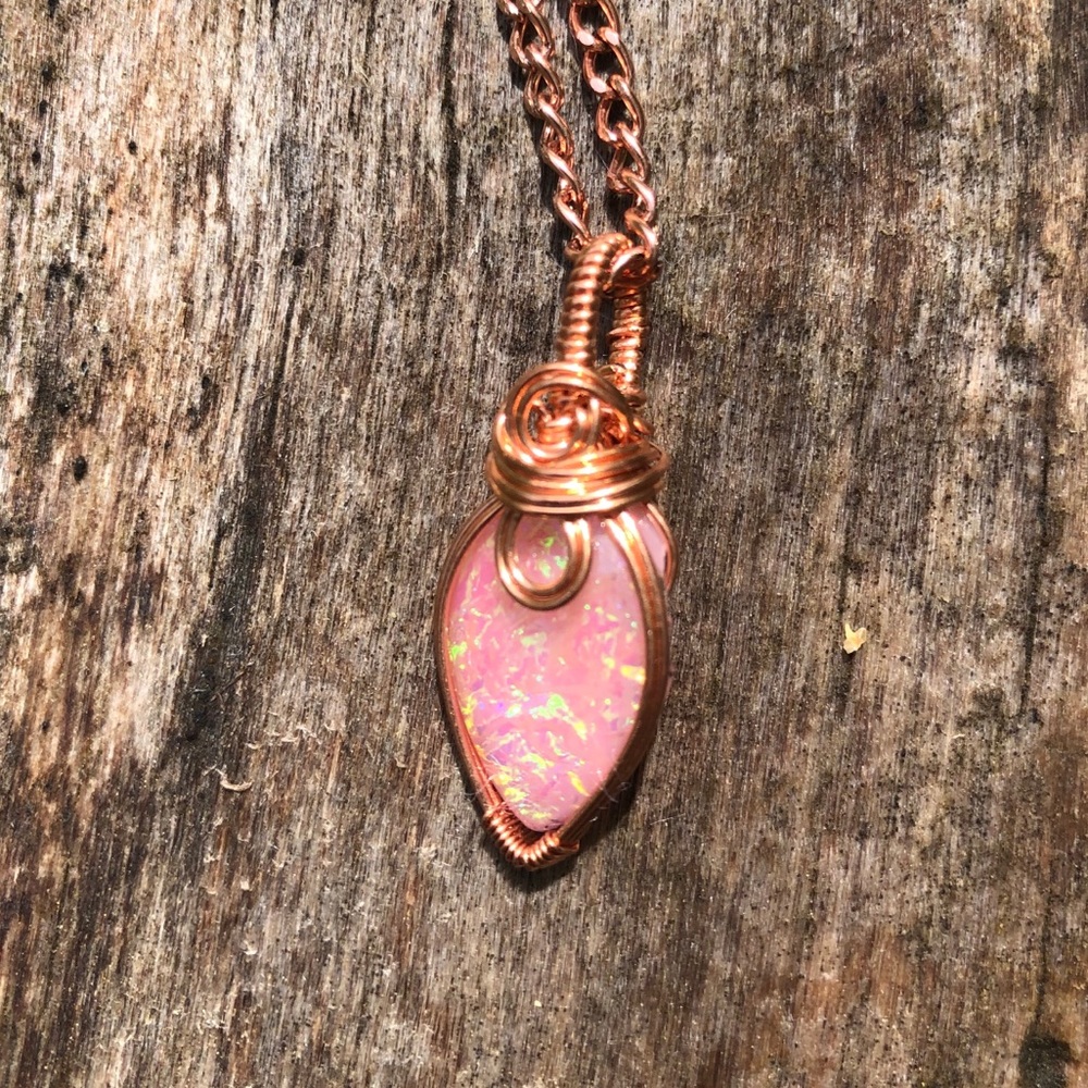 Fire Opal Necklace